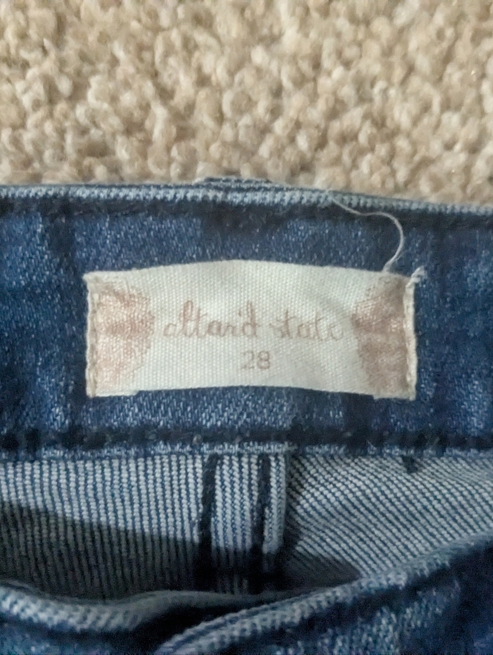 Altar'd State Distressed Skinny Jeans - Blue - Picture 2 of 3
